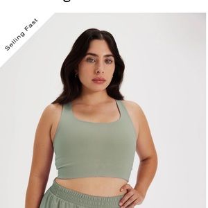 Girlfriend Collective Paloma Bra Agave M